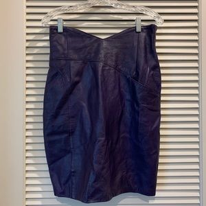 *VINTAGE* Electric Purple Tulip Waist Miniskirt